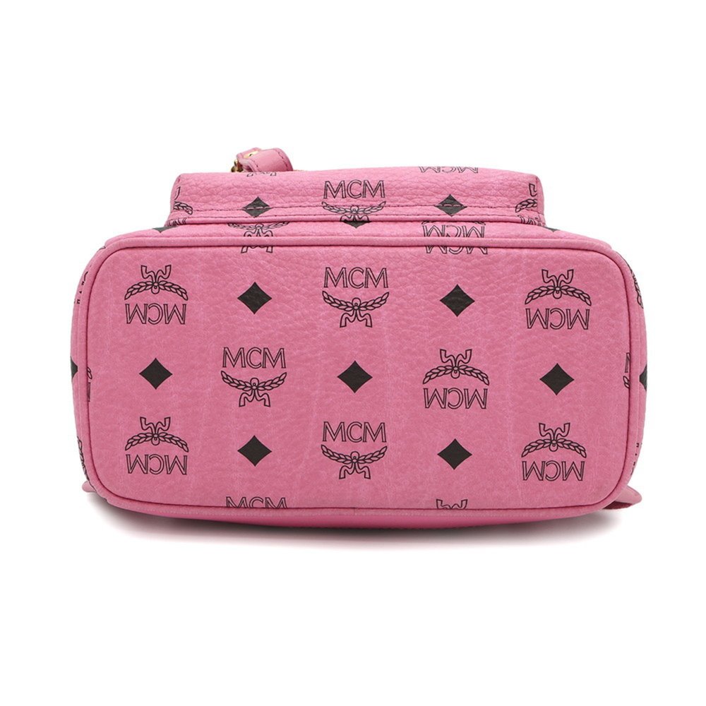 MCM Pink Leather Backpack - Picture 3 of 15